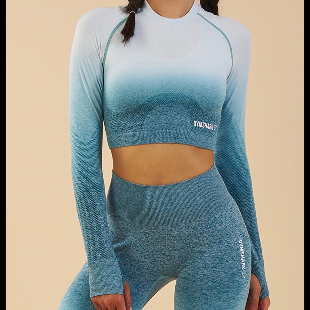 Gymshark ombré seamless top